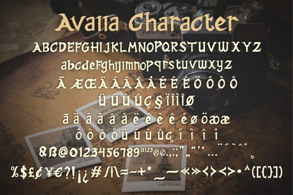 Avalla Font - Preview 3
