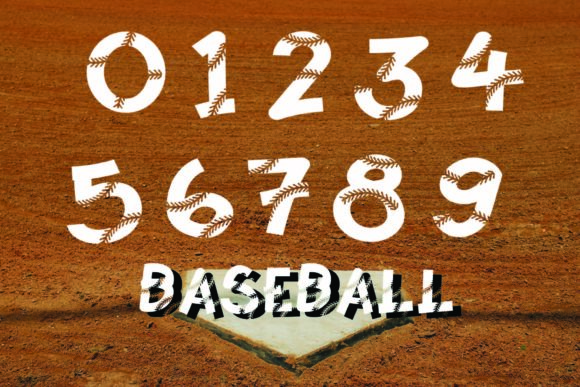 Baseball Softball Lace Font - Preview 3