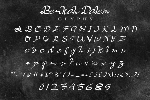 Berkah Dalem Font - Preview 4