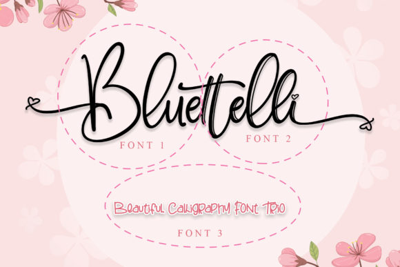 Bluettelli Font - Preview 1