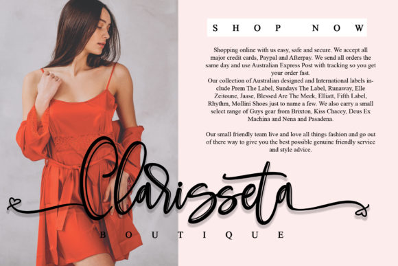 Bluettelli Font - Preview 6