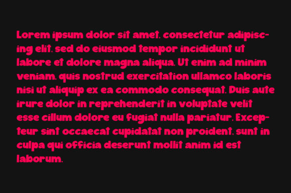 Bullate Font - Preview 3