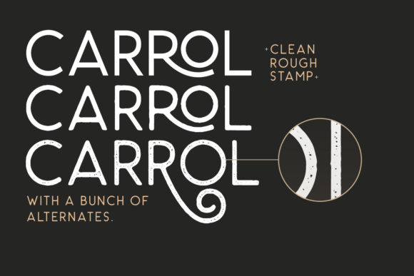 Carrol Wild Font - Preview 2