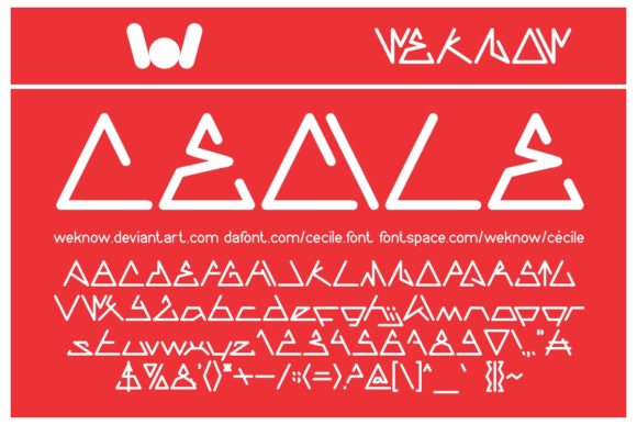 Cecile Display Font By weknow