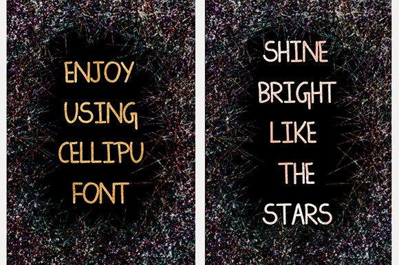 Cellipu Font - Preview 2
