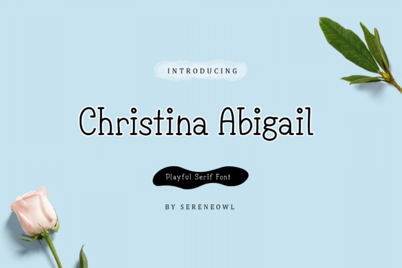 Christina Abigail Font - Preview 3