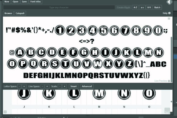 Circle High Font font preview - 2