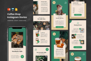 Preview of Coffee Shop - Insta Stories Powerpoint coffee shop social media template
