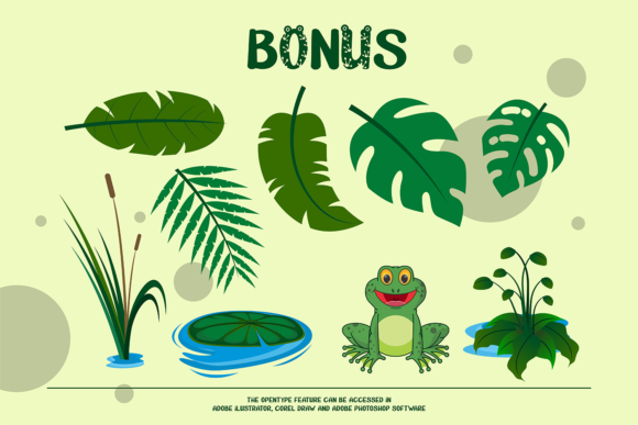 Cute Frog Font - Preview 1