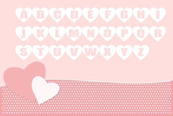 Cutie Heart Natalie Font - Preview 1