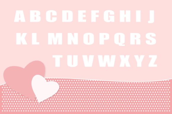 Cutie Heart Natalie Font - Preview 2