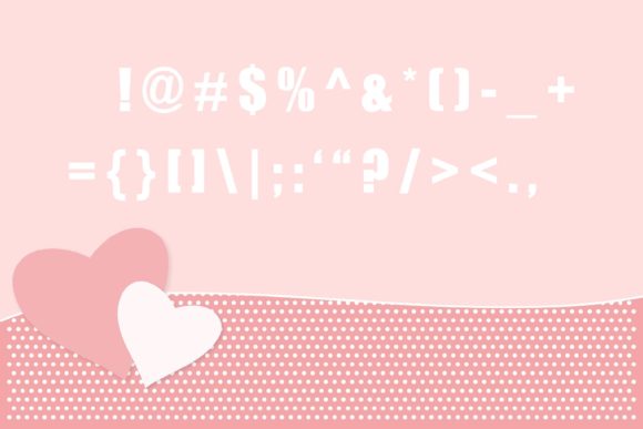 Cutie Heart Natalie Font - Preview 4