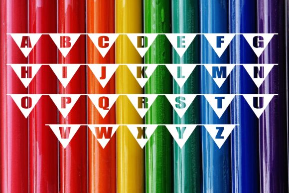 Decor Flag Font - Preview 1