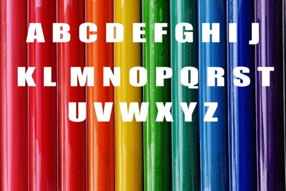 Decor Flag Font - Preview 2