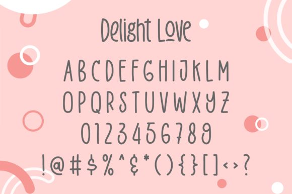 Delight Love Font - Preview 5