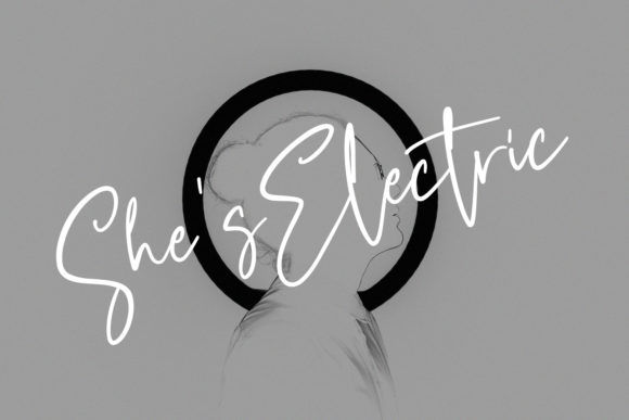 Electra Airs Font PNG with transparent background - Preview 2