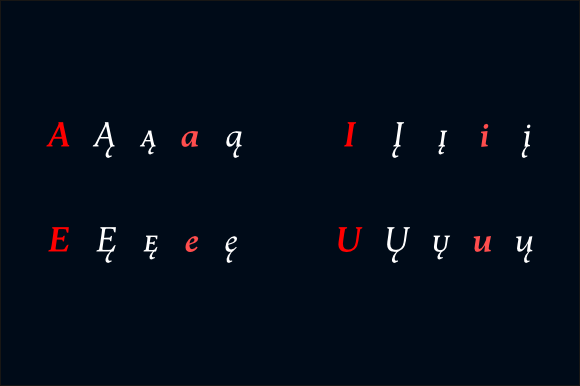 Jenriv Font PNG with transparent background - Preview 6