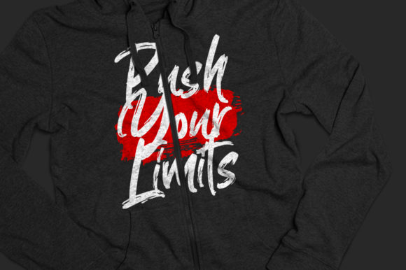 Linebrush Font PNG with transparent background - Preview 2