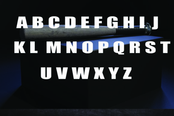 Baseball  Font - Preview 2