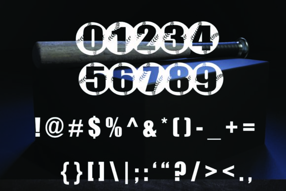 Baseball  Font - Preview 3
