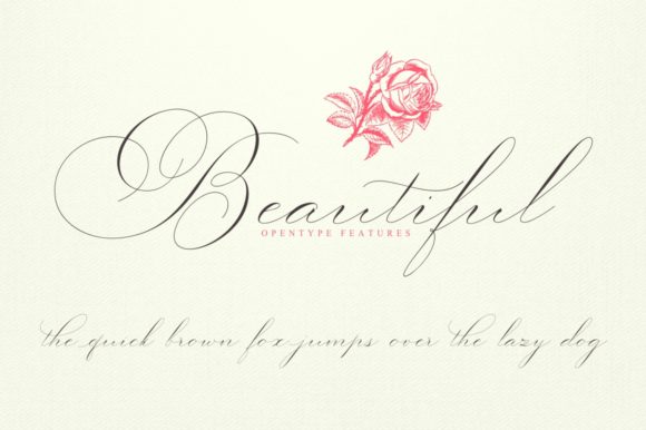 Gatlik Saphir Font - Preview 1