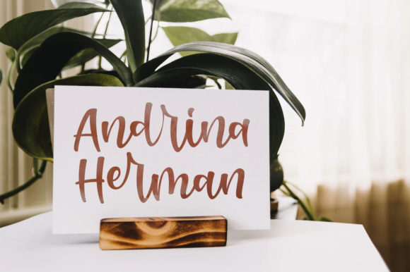 Renatta Walters Font PNG with transparent background - Preview 5