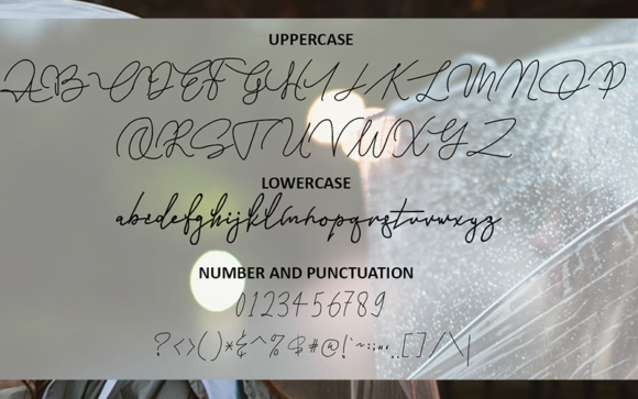 Slim Simple Font PNG with transparent background - Preview 3