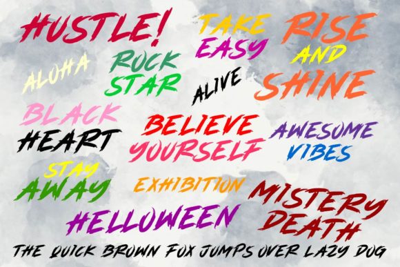 Alterbreak Font PNG with transparent background - Preview 2