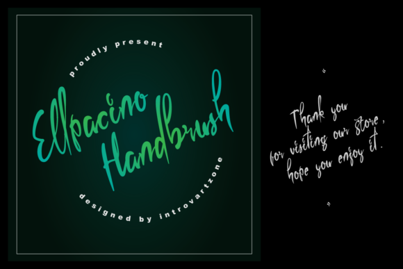 Ellpacino Handbrush Font - Preview 6