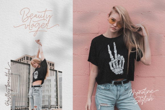 Haslley Beautiful Font - Preview 3