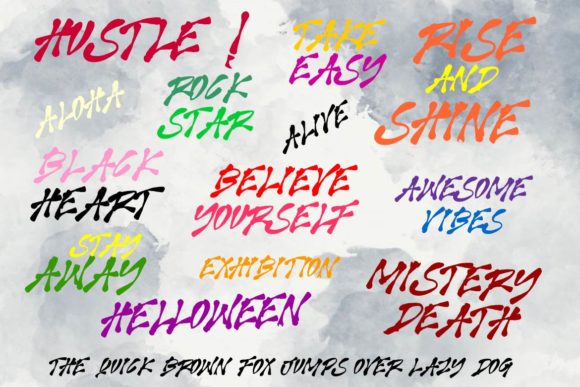 Monkey King Font PNG with transparent background - Preview 2