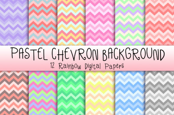 Pastel Chevron Background