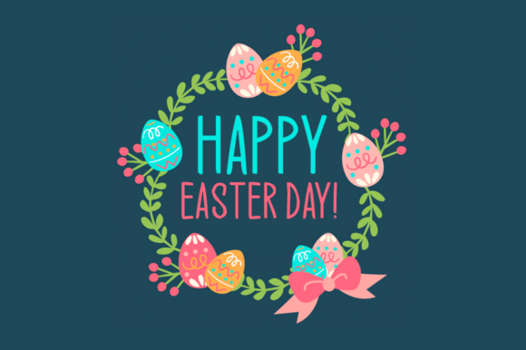 Present Easter Font PNG with transparent background - Preview 2