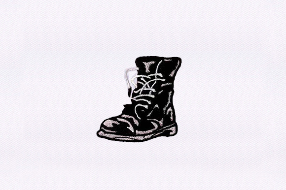 Unlaced Combat Boots