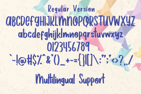 1000 Wishes Origami Font - Preview 4