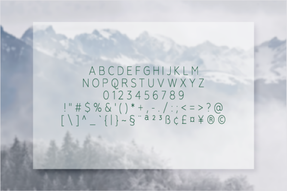 Allovoneue Extra Light Font - Preview 1