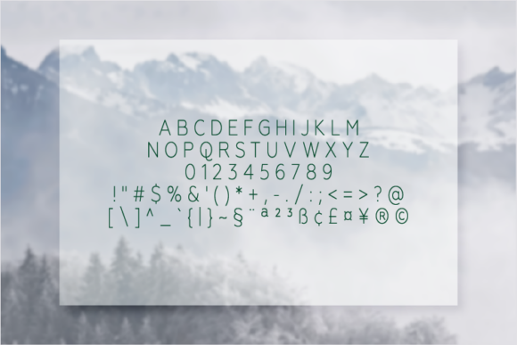Allovoneue Light Font - Preview 1