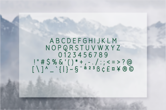 Allovoneue Semi-Bold Font - Preview 1