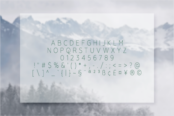 Allovoneue Thin Font - Preview 1