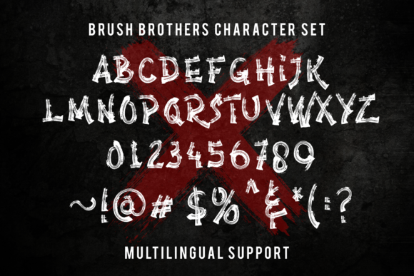 Brush Brothers Font - Preview 4