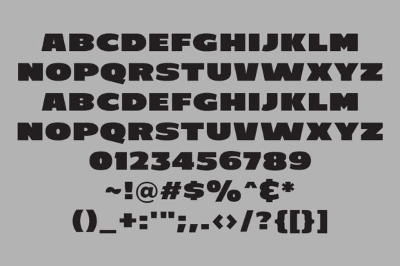 C800 Extended Font - Preview 4
