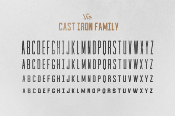 Cast Iron Font - Preview 2