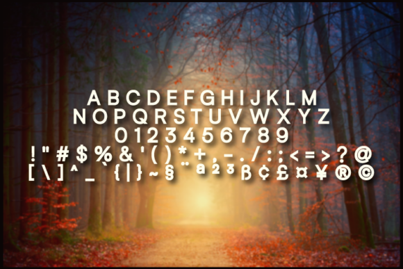 Leonare Black Font PNG with transparent background - Preview 1