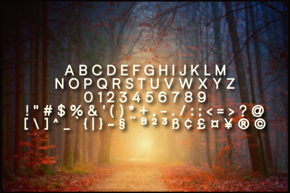 Leonare Bold Font PNG with transparent background - Preview 1
