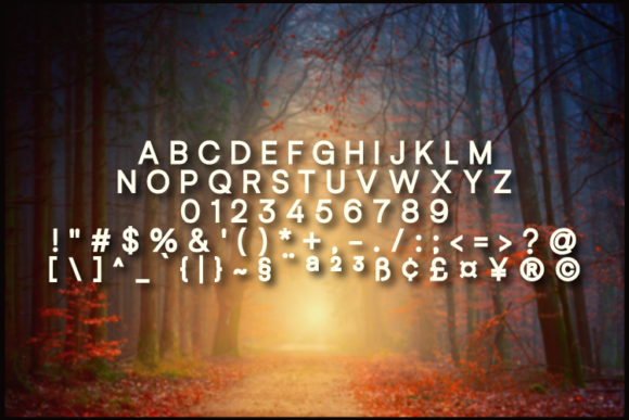 Leonare Extra Bold Font PNG with transparent background - Preview 1