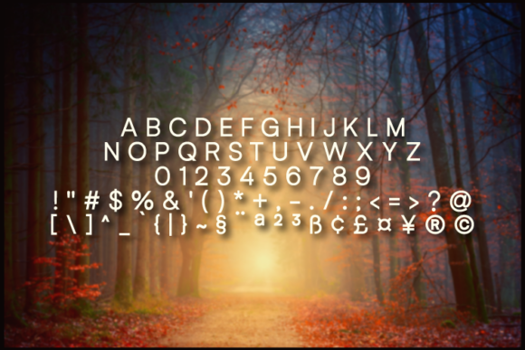 Leonare Medium Font PNG with transparent background - Preview 1