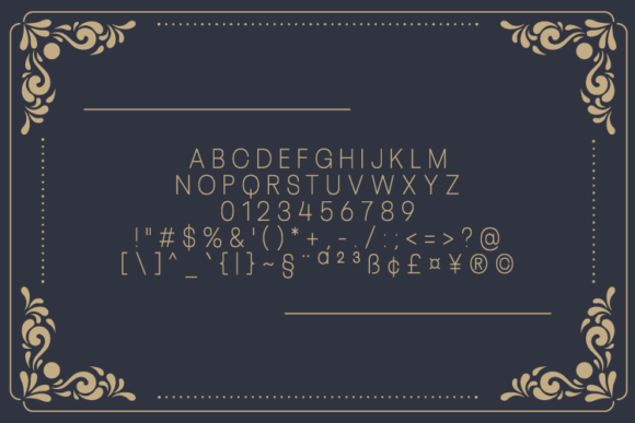 Muinerve Light Font PNG with transparent background - Preview 1