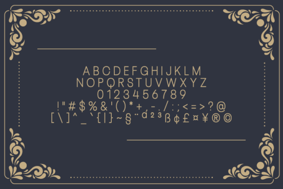 Muinerve Medium Font PNG with transparent background - Preview 1