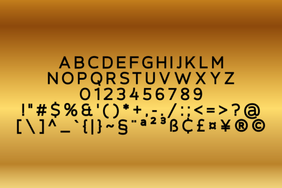 Nuerthon Black Font PNG with transparent background - Preview 1