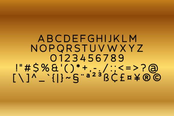 Nuerthon Bold Font PNG with transparent background - Preview 1